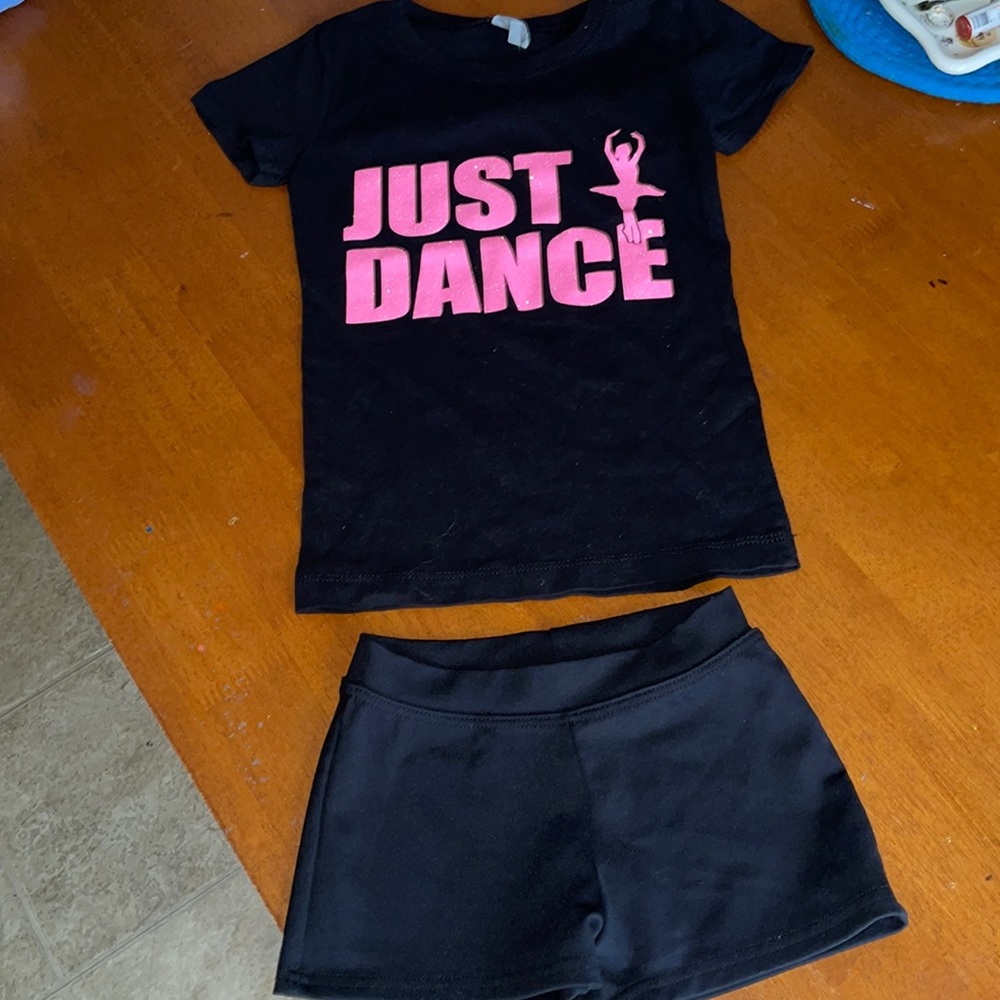 Gymnastics Attire shorts set